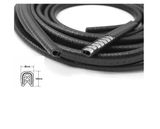 Gioăng ô tô Cuộn 12 mét Nẹp u lõi thép, Ron viền cánh cửa chữ U chống va đập dành cho xe hơi, ô tô