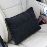 Gối Tựa Đầu Ô Tô Maybach vải da Lộn cao cấp siêu mềm mại bông Dupon nhập khẩu