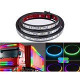 Dải Led 1.5m/2m Trang Trí Xe Tải Streamer Thanh Ánh Sáng Nhấp Nháy dòng Chảy Dải Ánh Sáng 24V Xe Ô Tô Xe Tải Đèn Chỉ Báo Ánh Sáng RGB
