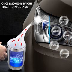 Bộ Sản Phẩm Tân Trang Làm Mới Đèn Pha Tẩu 12v Đánh Bóng Phục Hồi Cho Xe Ô Tô phục hồi đèn bị ố vàng sang như mới