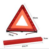 Biển báo tam giác phản quang cảnh báo nguy hiểm cho ôtô, xe hơi, xe khách, xe tải, xe container khi dừng đậu xe dễ gấp gọn có chân đứng