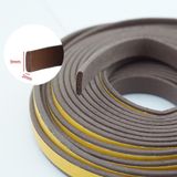 5m Gioăng cao su cửa gỗ có tác dụng cách âm, ngăn bụi, giảm va đập dán loại chữ I kích thước 9x2mm