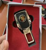 Chốt cài dây an toàn cho xe ô tô, chốt khóa ngắt chông an toàn cao cấp loại có khe cắm chồng logo hãng xe