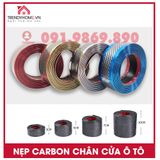 Nẹp carbon chống xước, nẹp nhựa trang trí vân carbon