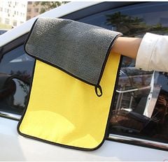 Khăn Lau Kính Xe Hơi Siêu Thấm Nước, Bụi Bẩn 30x60 cm