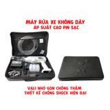 Máy rửa xe cầm tay tại nhà có pin sạc Lithium 25000 mAh máy tự phục vụ áp suất cao di động không dây 600W cao cấp