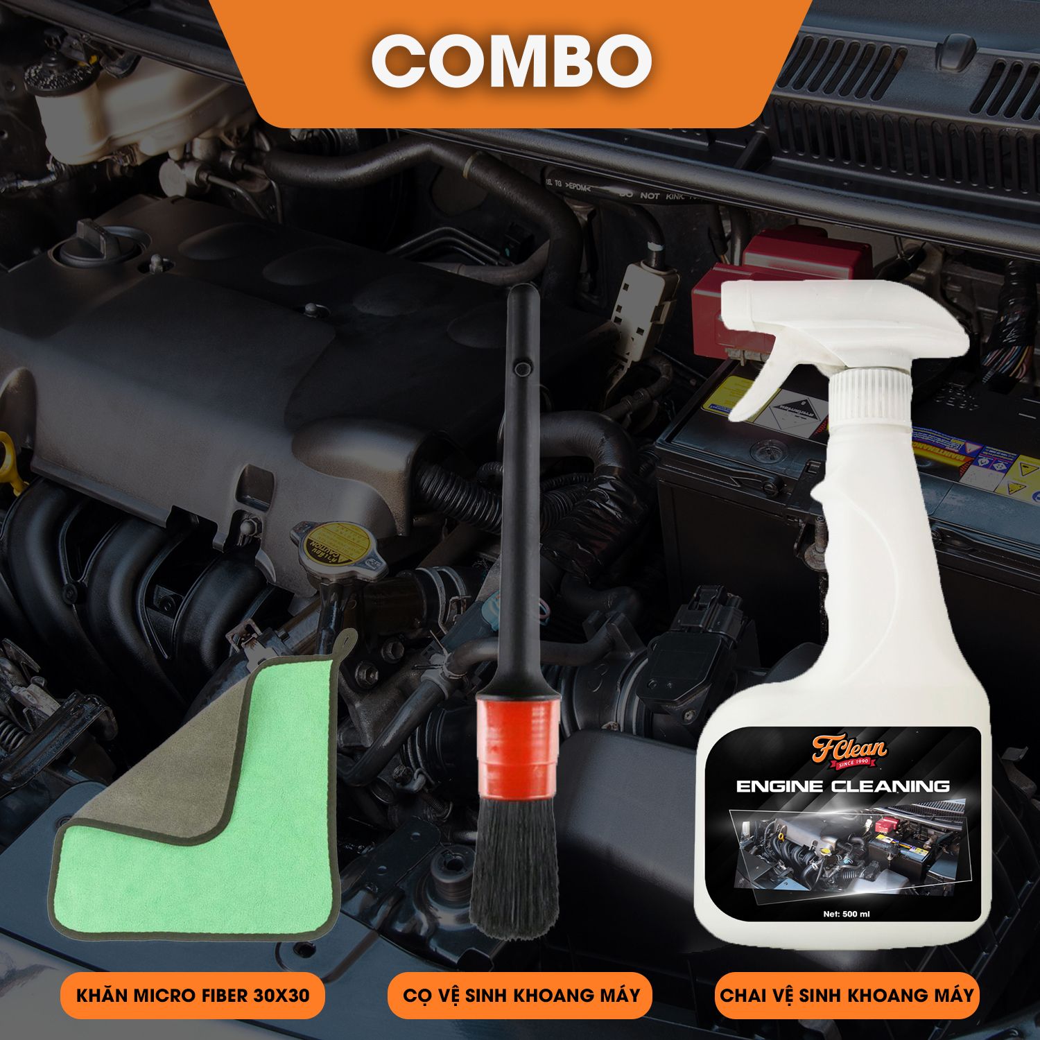 F Clean vệ sinh khoang máy