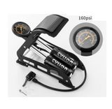 Bơm xe đạp xe máy xe hơi áp suất cao có đồng hồ đo áp suất rất đẹp hàng phân phối chính hãng gọn gàng độ bền cao