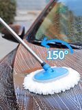 Chổi rửa xe 2 trong 1 kèm vòi nước đa năng tiện lợi hàng tốt bền bỉ tạo bọt, cây lau xe xịt nước thông minh