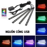 Đèn led gắn gầm ghế nội thất ô tô phiên bản cao cấp nhất app điều khiển tiếng việt tích hợp nhiều tính năng và chế độ sáng