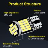 Đèn Led Canbus T10 6000k Ánh Sáng Trắng Thay thế và Trang Trí Nội Thất Xe Hơi