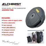 Loa Sub Lốp Dự Phòng Alchimist ASW09W-1900 Loa Sub Siêu Trầm Lắp Bánh Sơ Cua độ Loa sub gầm