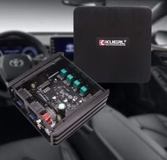 DSP Bộ khuếch đại âm thanh kèm Amply 8 kênh dành cho màn android ô tô cắm dắc zin KUERL