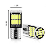 Đèn Led Canbus T10 6000k Ánh Sáng Trắng Thay thế và Trang Trí Nội Thất Xe Hơi