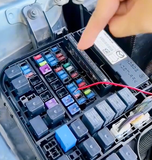 Dây đèn led chạy đuổi dán nắp capo độ đèn xe đơn giản kiểu Audi chống thấm nước