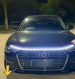 Dây đèn led chạy đuổi dán nắp capo độ đèn xe đơn giản kiểu Audi chống thấm nước