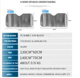 Chắn nắng kính lái cho Ô tô Tấm chắn nắng , chống nắng kính lái ô tô xốp bạc