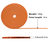 Nẹp chỉ viền bánh xe, nẹp chống xước lazang xe hơi,cao su dán viền trang trí bánh ô tô cuộn 8m chất lượng cao