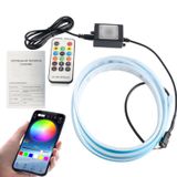 Đèn LED RGB trùm ô tô 12V tự động nắp capo phía trước, thanh đèn dài 180cm, nhiều màu sắc có điều khiển Automatic