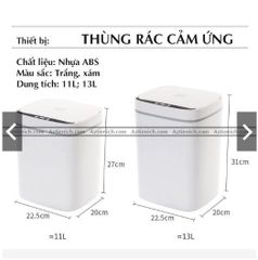 Thùng rác cảm ứng thông minh Smart home