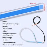 1 Cặp Đèn LED mí dài 60 cm DRL Cho Xe Ô Tô chất liệu Ống cao su Mềm Dẻo LED Strip Dẫn Hướng Tín Hiệu Rẽ đèn led xi nhan chống thấm nước