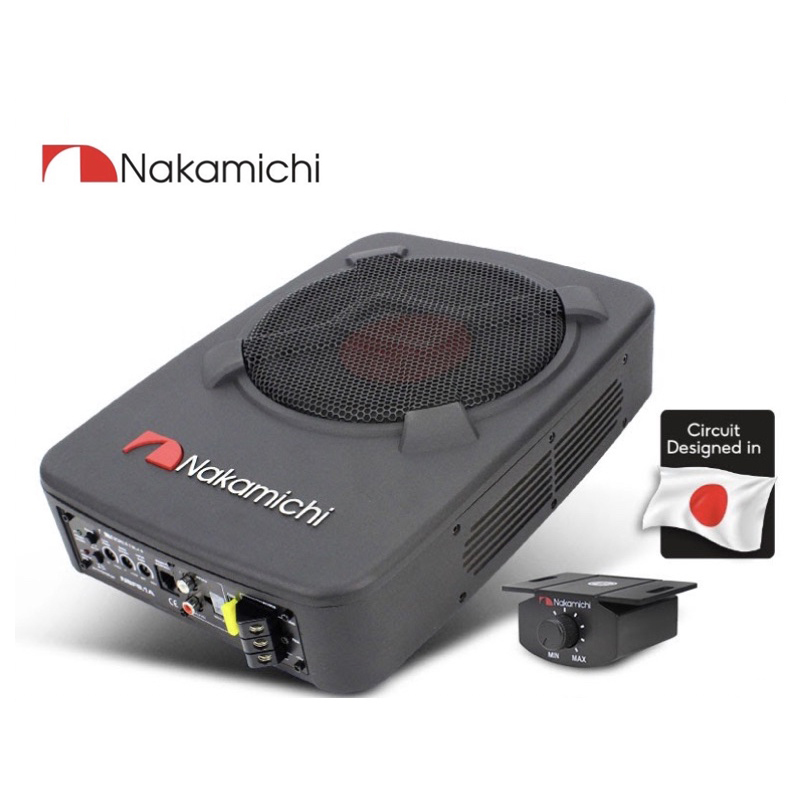 Loa Sub Ô tô, Loa Sub Nakamichi NBF8.1A 8'' 1500W đầy đủ phụ kiện