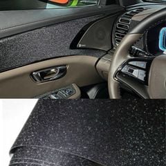 Decal nội thất đen kim sa ánh kim dán đèn pha Oto, xe máy. Siêu dai, chống xước, decal kim sa 2 lớp.