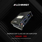 DSP Android Alchimist ADA6H 360 Amply ô tô có Bluetooth lossless 5.1 Chỉnh App cắt tần chuyên nghiệp
