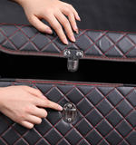 Thùng đựng đồ đa năng cốp sau ô tô bọc da cao cấp , có nắp gấp, gọn gàng , chứa được nhiều đồ size lớn nhất 72x32x30