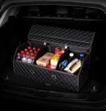 Thùng đựng đồ đa năng cốp sau ô tô bọc da cao cấp , có nắp gấp, gọn gàng , chứa được nhiều đồ size lớn nhất 72x32x30