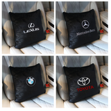 Chăn ô tô kiêm gối gấp gọn logo Mercedes | Sản phẩm chăn và gối 2 in 1