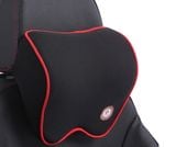 Gối tựa lưng gối tựa đầu cao su non vải nỉ chống mỏi khi lái lâu, đảm bảo thoáng khí khi lái xe đường xa