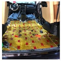 Tấm cách âm 3M™ ACOUSTIC 2 lớp màu vàng làm hốc bánh hoặc sàn xe chống ồn từ gầm và sàn ô tô cao cấp