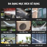 MÁY RỬA XE KHÔNG DÂY SẠC PIN LITHIUM 25000mAh