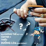 Dưỡng loa trung tâm, Đế mặt dưỡng phía dưới bắt vít loa center đa năng Ford Everst, Ranger, Toyota Cross, KIA Seltos