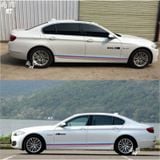 decal dán xe thể thao phong cách BMW M sport, cờ ý, đức, pháp, loại cao cấp độ bền cao