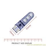 <NEWTREND> Bộ 2 đèn Led T10 RGB 16 màu kèm Remote điều khiển 6 SMD 5050 lắp đèn led demi,biển số, cốp sau