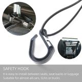 Túi lưới gắn ghế ô tô 3 lớp đa năng vách ngăn ghế sau xe ô tô đàn hồi đa chức năng giúp lái xe an toàn