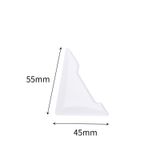 Bộ 2 Miếng Silicone Chống Va Đập Góc Xe Cửa Ô Tô Dán Góc Cửa Xe Hơi Chống Trầy mép cửa ô tô trong suốt cao cấp