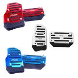 Bộ ốp trang trí bàn đạp chân ga chân phanh bằng hợp kim nhôm và cao su chống trượt cao cấp cho xe ô tô kểu dáng thể thao