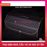 Thùng đựng đồ đa năng cốp sau ô tô bọc da cao cấp , có nắp gấp, gọn gàng , chứa được nhiều đồ size lớn nhất 72x32x30