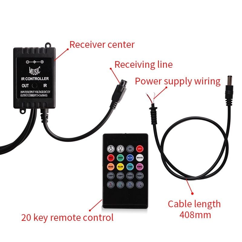 Dải đèn LED gầm xe trang trí khung xe ô tô