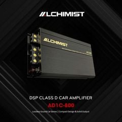 Bộ Khuếch Đại DSP Alchimist AD1C-800, DSP mono 1 kênh Class D - Max 800 W cho Loa Sub hơi Ô tô