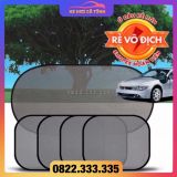 tấm chắn nắng oto xe hơi bộ 6 tấm vải tráng bạc phản sáng hiệu quả bền bỉ dễ gấp gọn