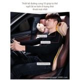 Gối tựa đầu và lưng cao su non hàng đẹp để ghế ô tô, văn phòng siêu tiện lợi phù hợp mọi loại xe