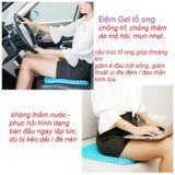 [⚡FLASH SALE⚡] Đệm tổ ong silicon nệm lót ghế ngồi ô tô văn phòng chống ê mông, mồ hôi, mụn nhọt do ngồi lâu