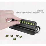 Bảng ghi số điện thoại để taplo xe, giá đỡ điện thoại thông minh cho xe hơi ô tô.