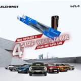 Combo 2 Gạt Mưa Ô tô KIA Loại cần gạt nước Silicon 4 Lưỡi Cao Cấp, Thiết Kế Thông Minh, Gạt Êm Và Sạch Hơn