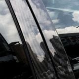Decal Carbon Bảo Vệ Ô tô Miếng Dán Chống Trầy, Ốp chân Gắn Cửa Bảo Vệ chống Bước Trang Trí Xe Ô Tô Băng Fiber 3D