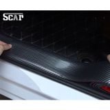 Miếng dán chống xước mạ cacbon cao cấp - Nẹp cacbon dán chống xước nhiều vị trí trên ô tô N001